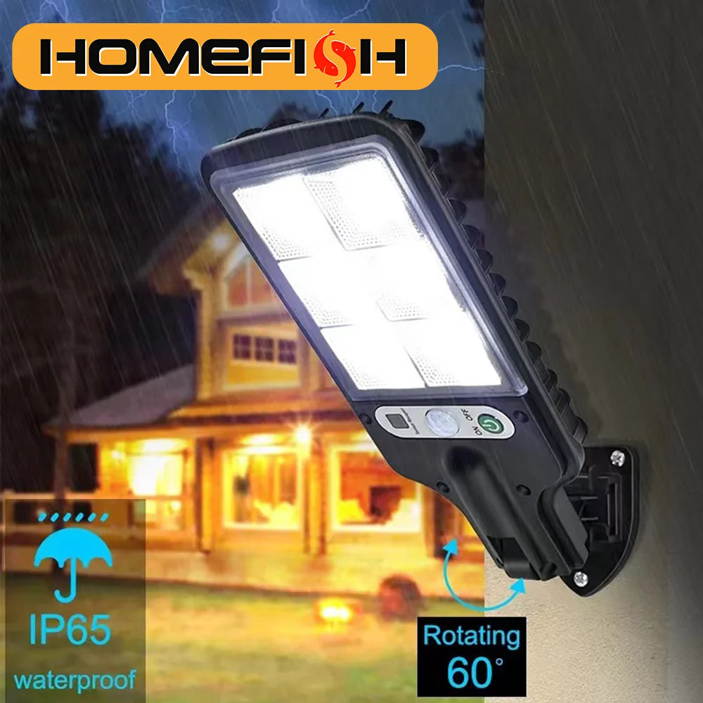 616 Solar Outdoor LED Wall Light Human Body Waterproof Sensin Suitable for Garden Terrace Garage Courtyard and Street Lighting